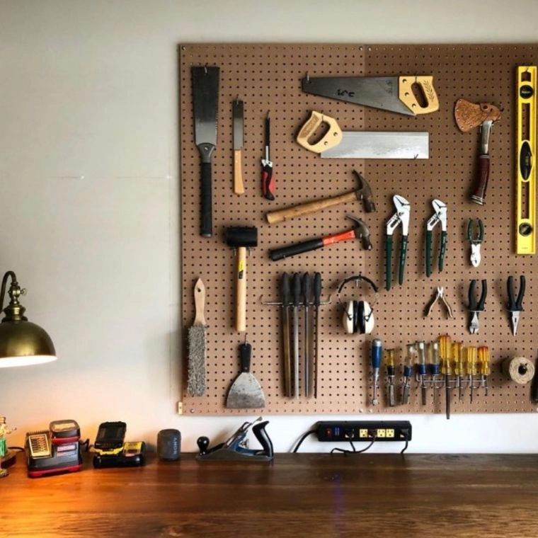 pegboard storage