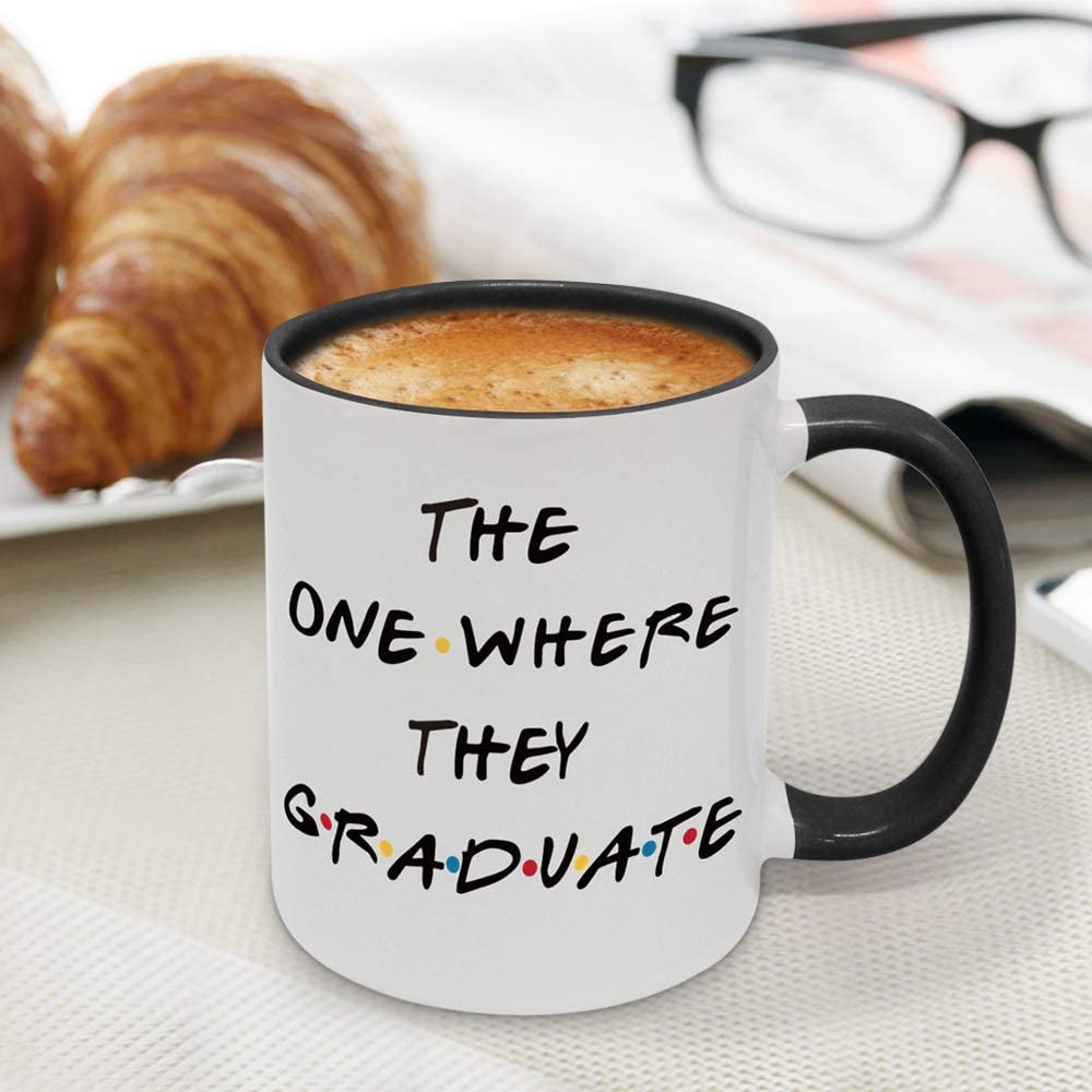 the one where they graduate mug