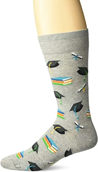 grad themed dress socks