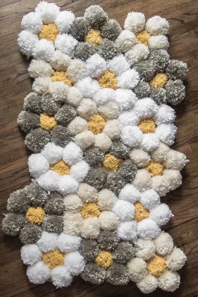 DIY Pom-Pom Rug