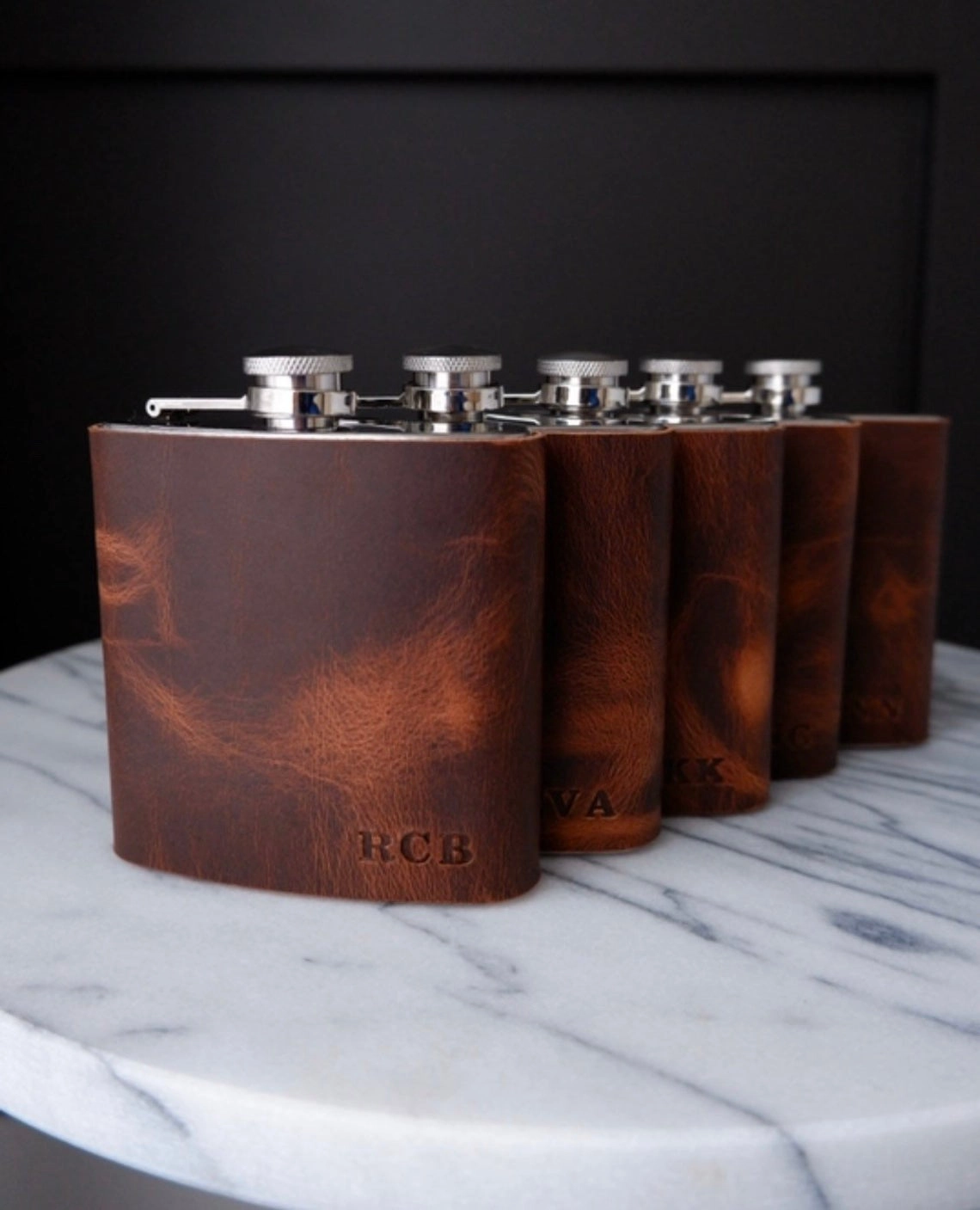 leather flask