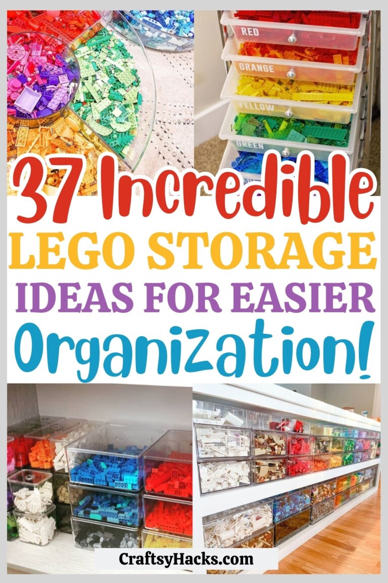 37 Lifesaving Lego Storage Ideas You Need - Craftsy Hacks