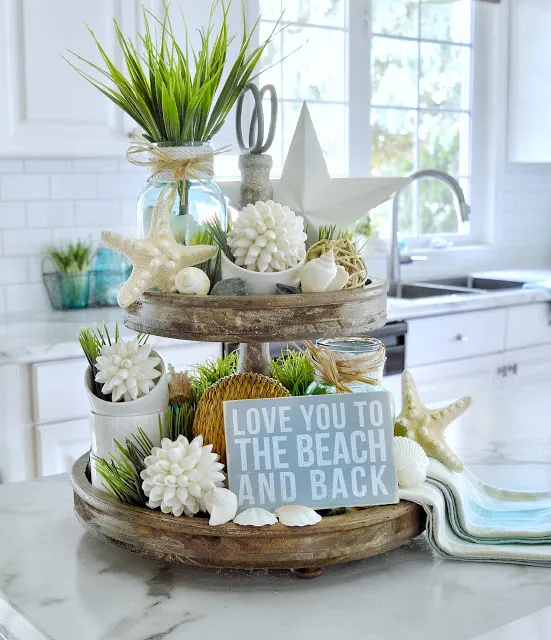 Summer Tiered Tray