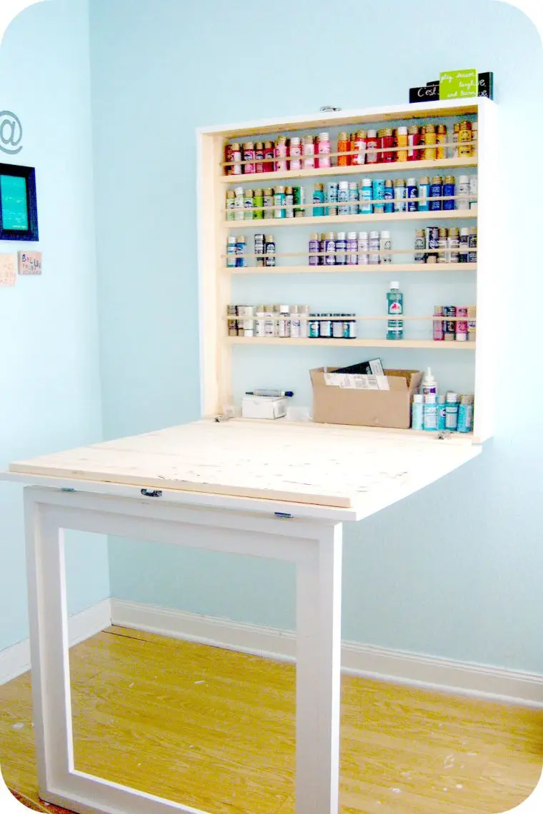 Built-In Craft Table