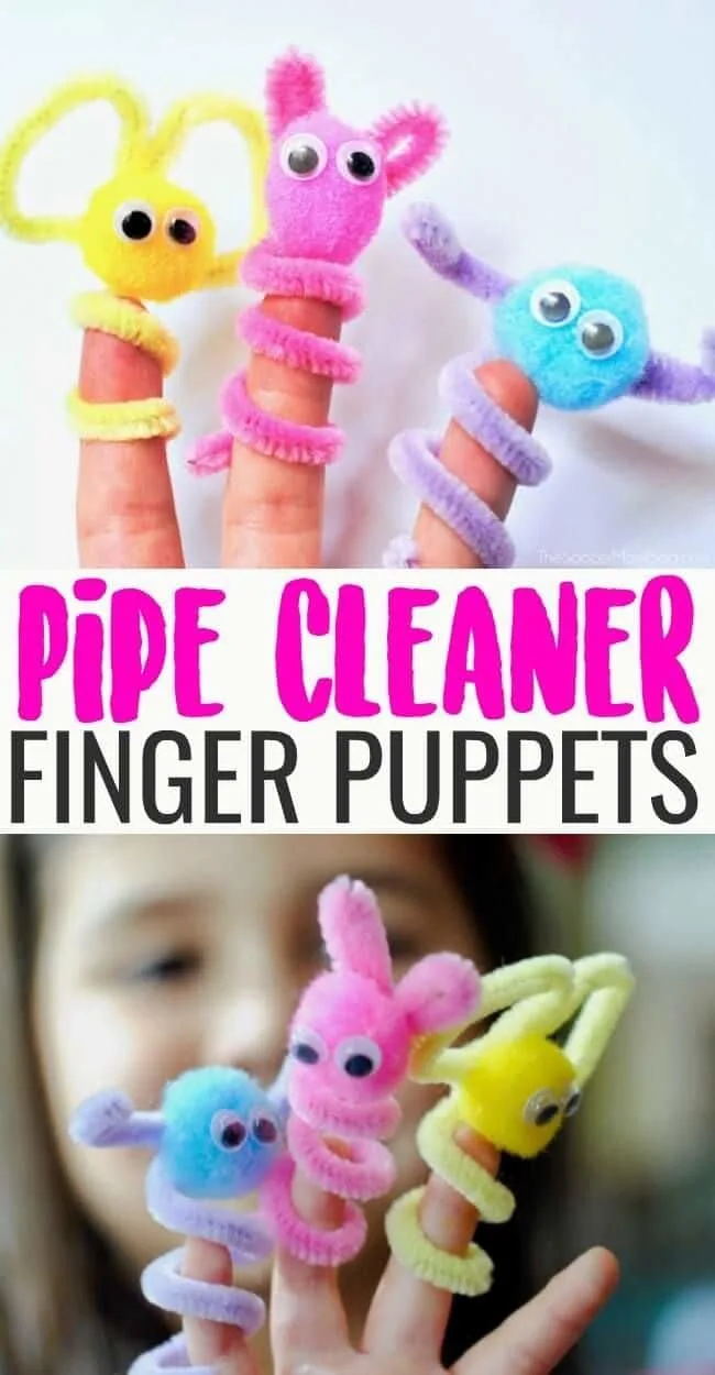 Pipe Cleaner Finger Puppets