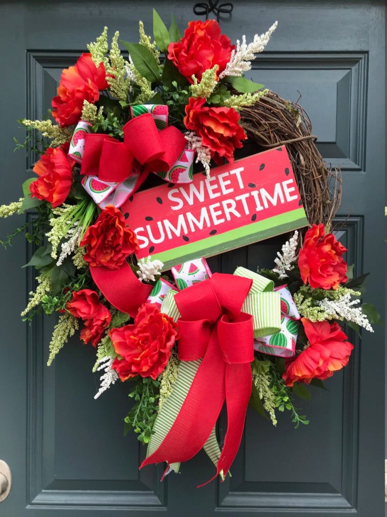 Watermelon Wreath