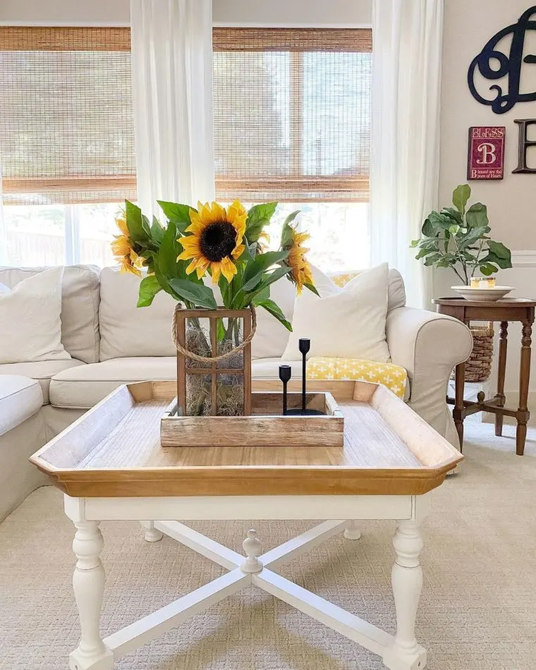 sunflower table decor