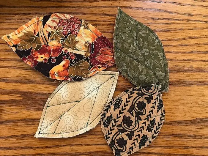 Fall Leaves Fabric Table Runner