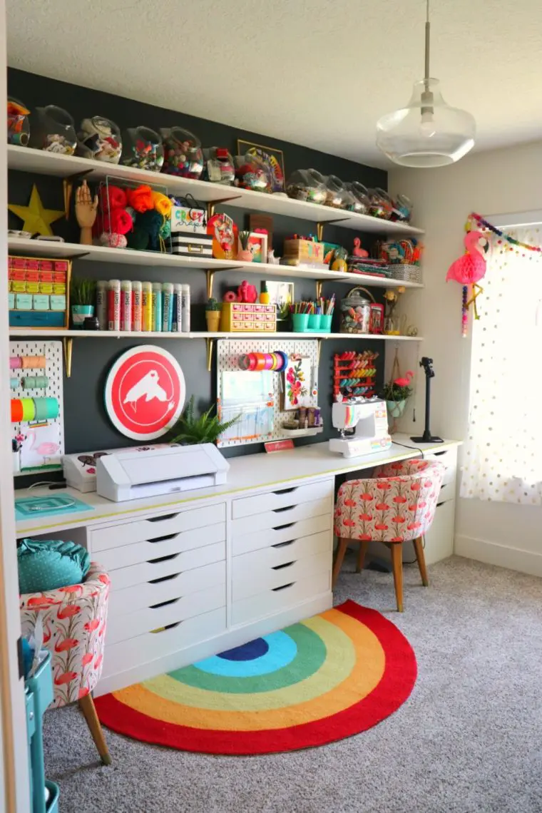 23 Diy Craft Desk Ideas For Your Craft Room Craftsy Hacks