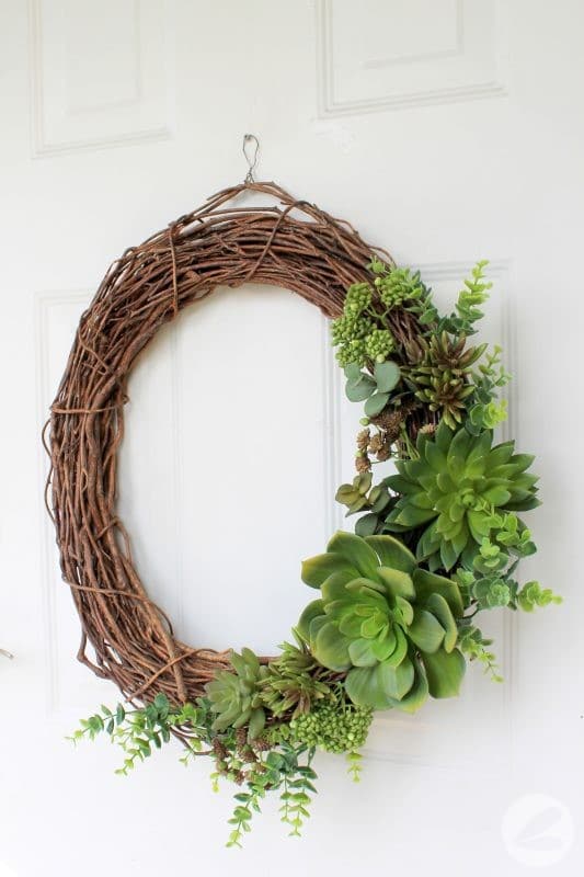 Succulent Summer Wreath