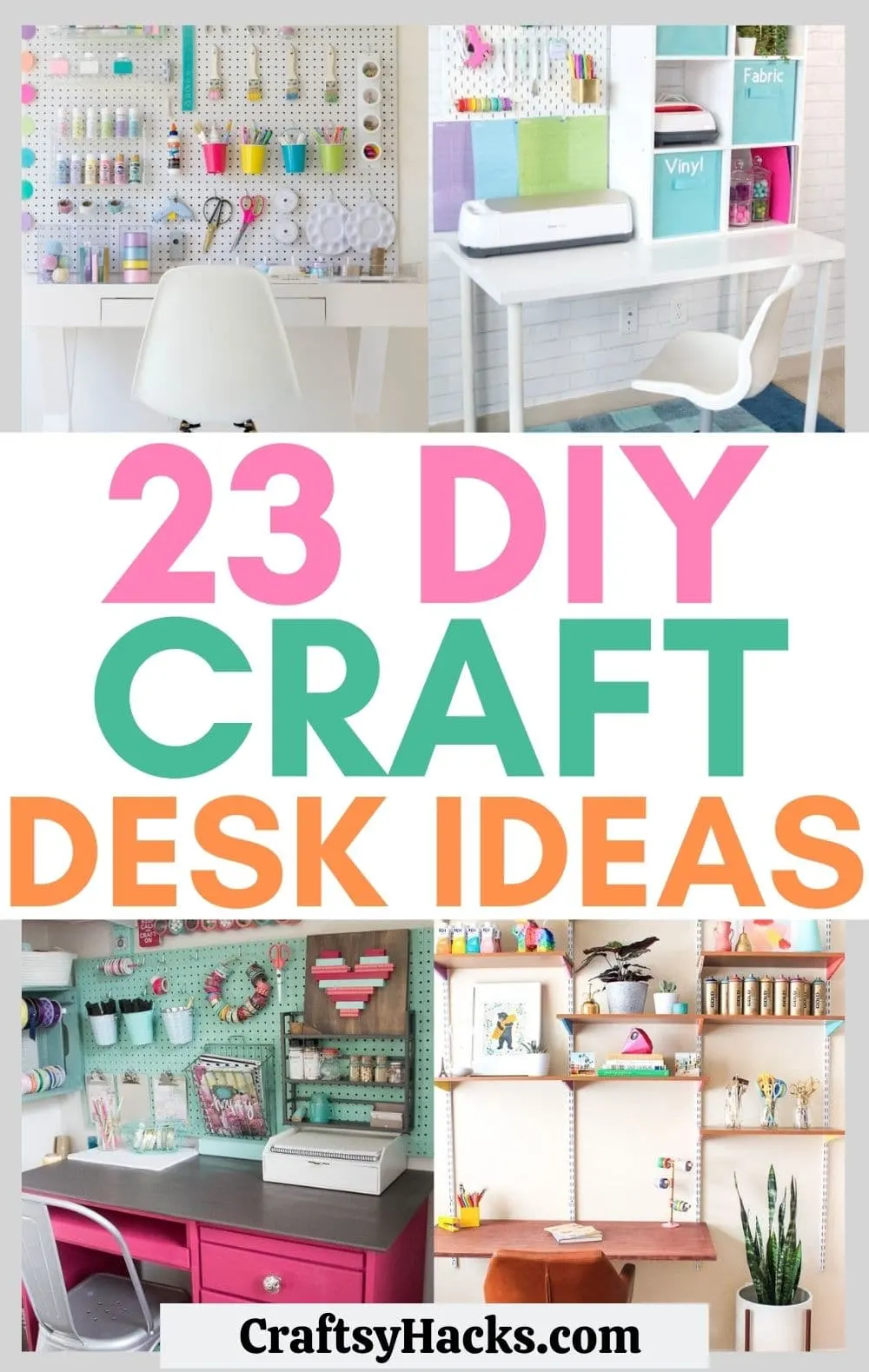 23 Diy Craft Desk Ideas For Your Craft Room Craftsy Hacks