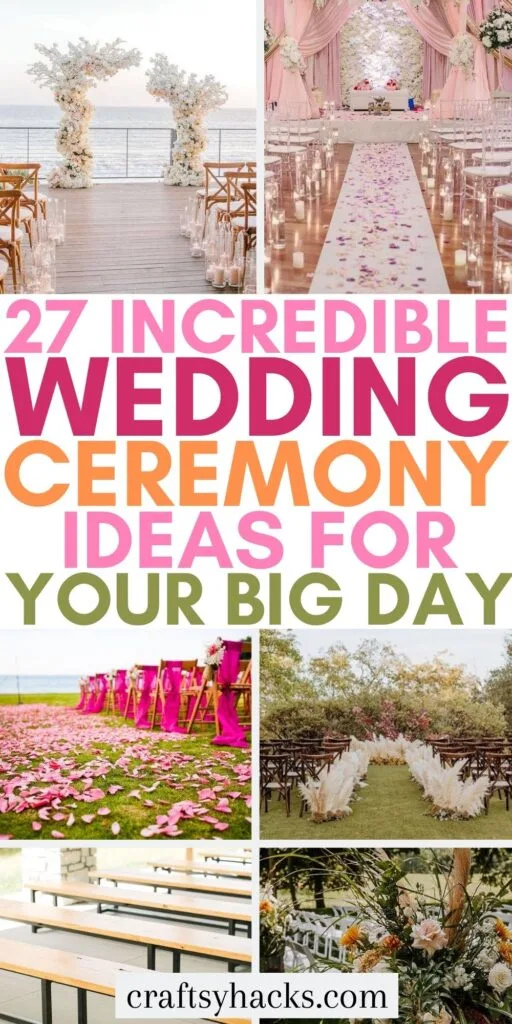 wedding ceremony ideas