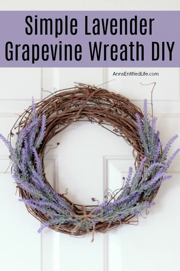 Lavender Grapevine Wreath