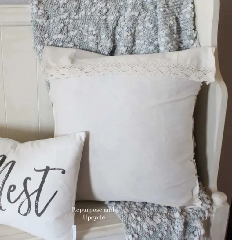 Upcycled No-Sew Pillow Cover