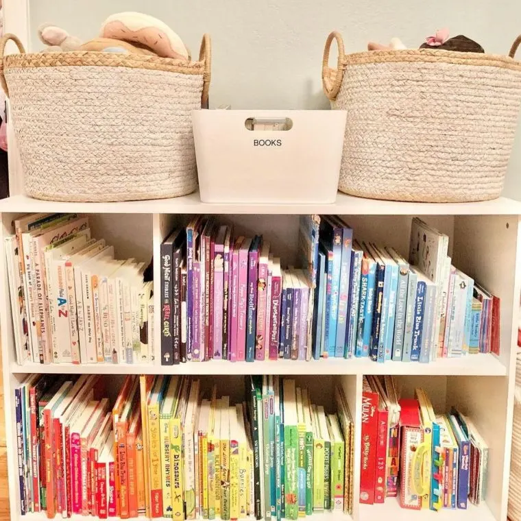 Kids’ Book Shelf Organizer