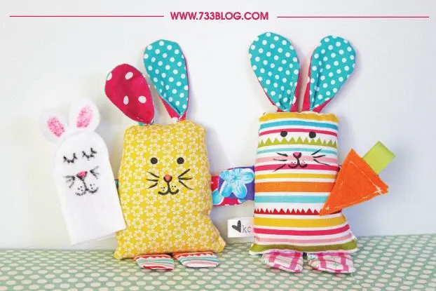 Stuffed Fabric Bunny