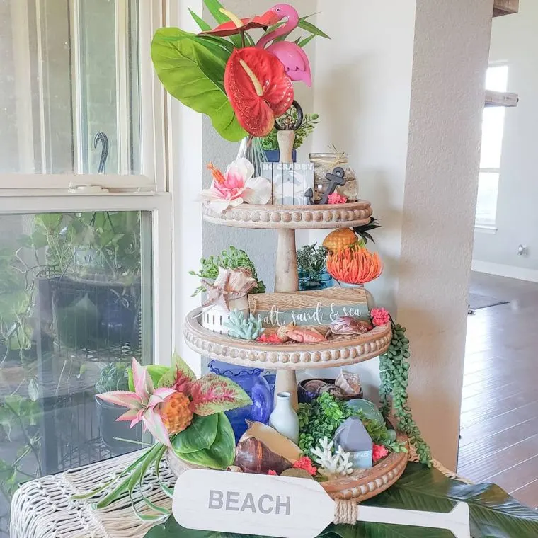 Three-Tiered Summer Display