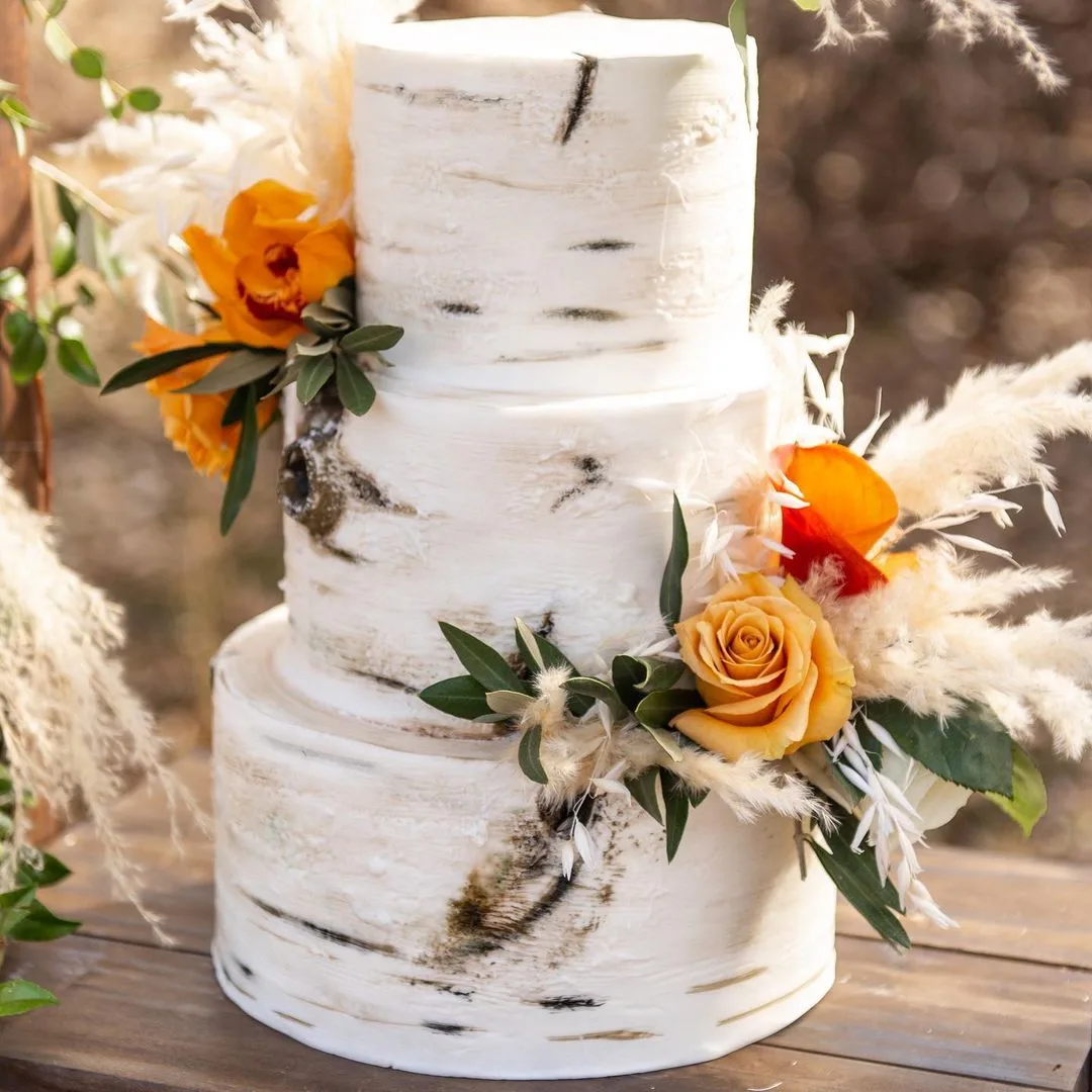 Earthy Wedding Cake