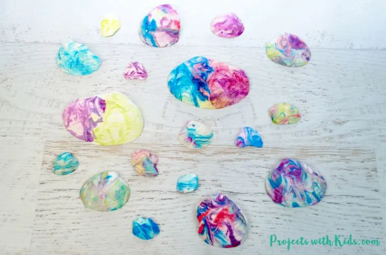Marbled Sea Shell Craft