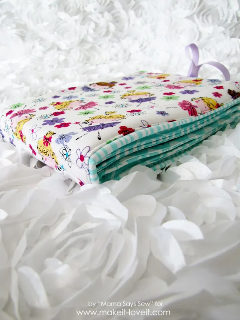 DIY Fabric Photo Album For Baby