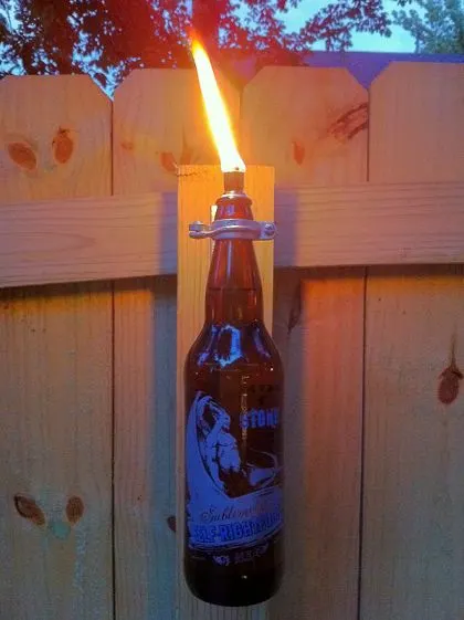 Beer Bottle Torches