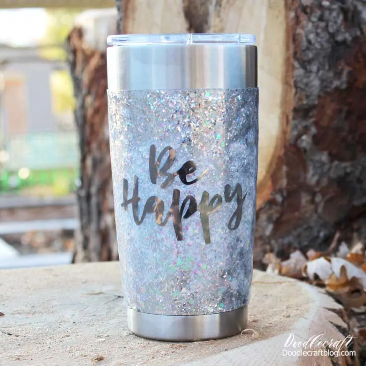 Glitter Resin Tumbler