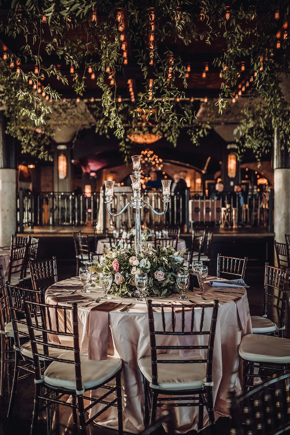 pink satin table cloth