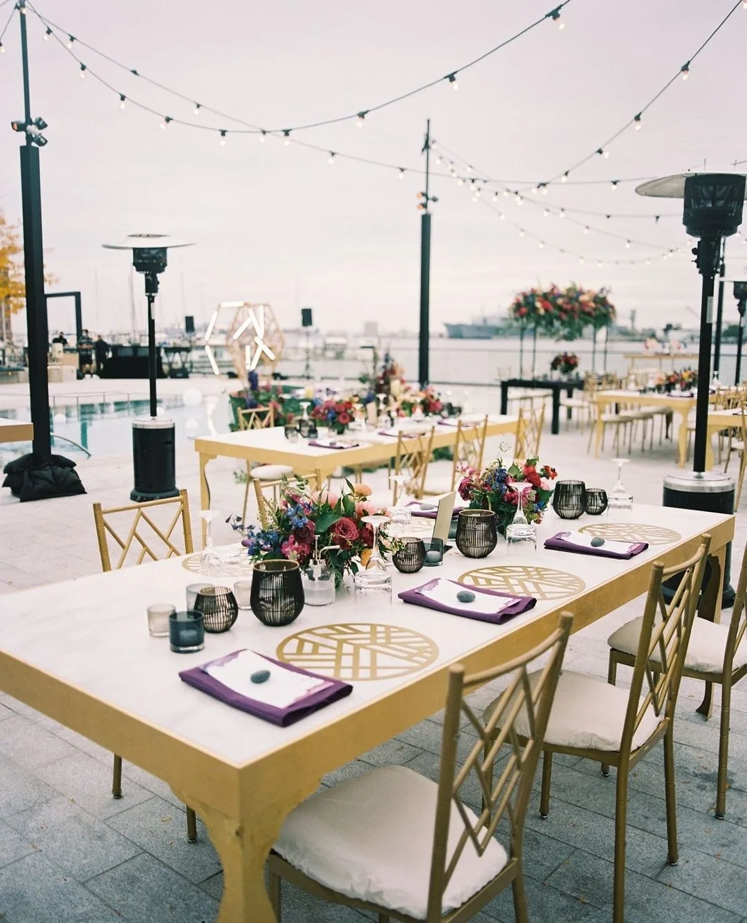 Waterfront Wedding Reception