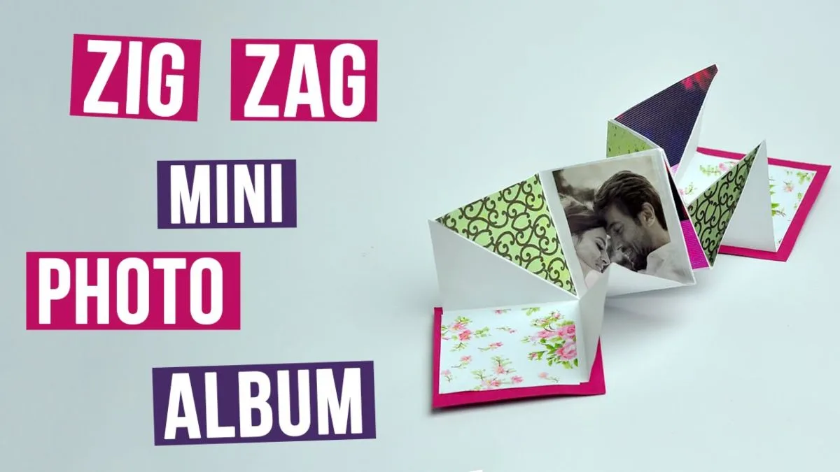 Zig Zag Mini Photo Album