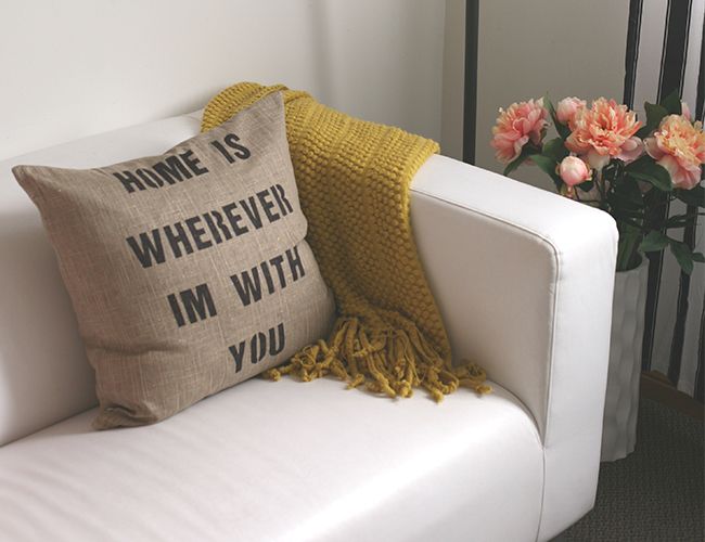 DIY Quote Pillow