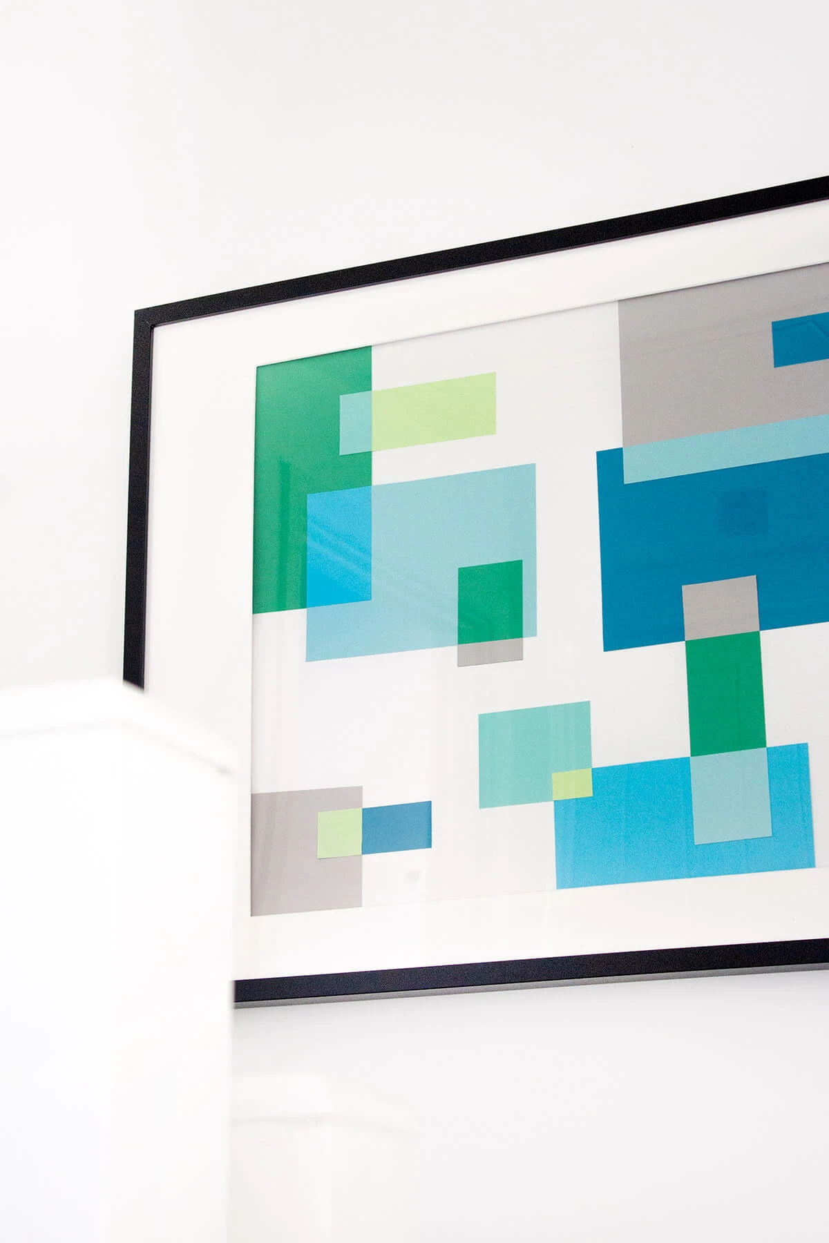 Mondrian-Inspired DIY Abstract Wall Art