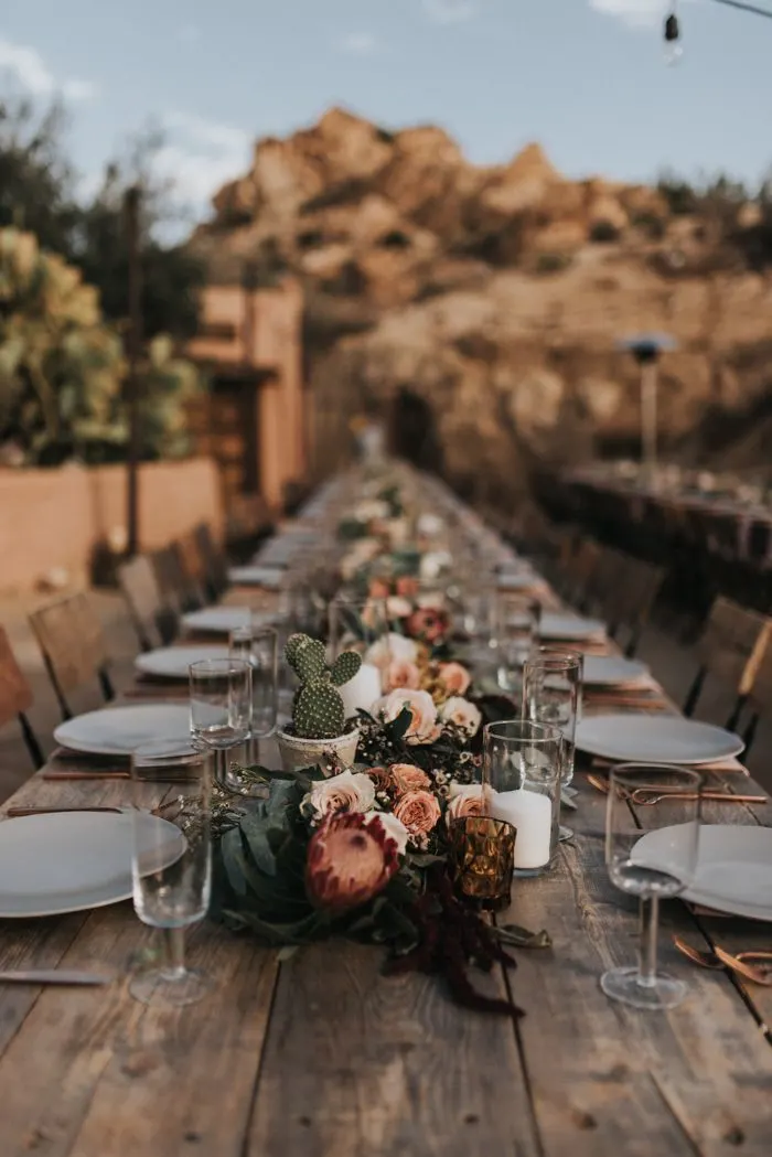 Cacti and Blooms Centerpiece