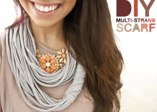 DIY Multi-Strand Scarf