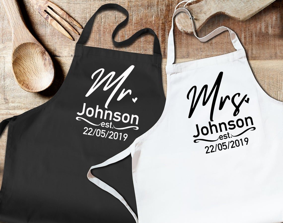 mr and mrs aprons