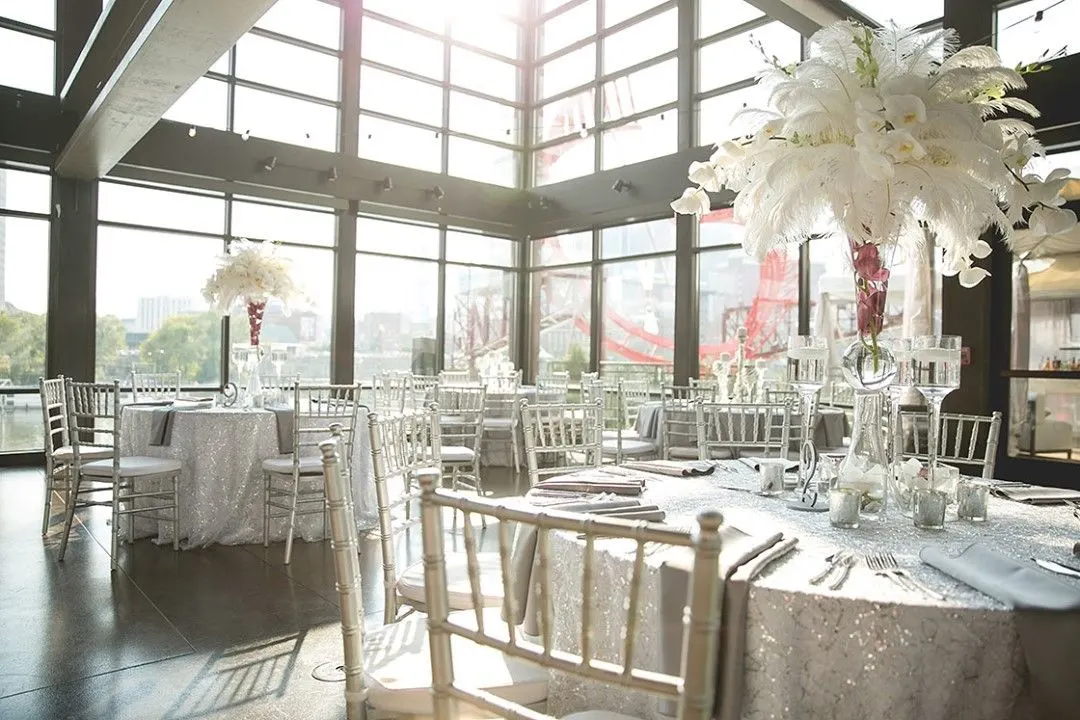 silver and glitter decor