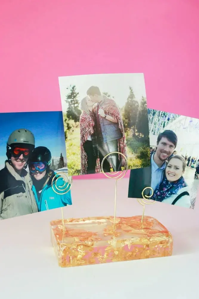 DIY Resin Photo Holder Or Stand