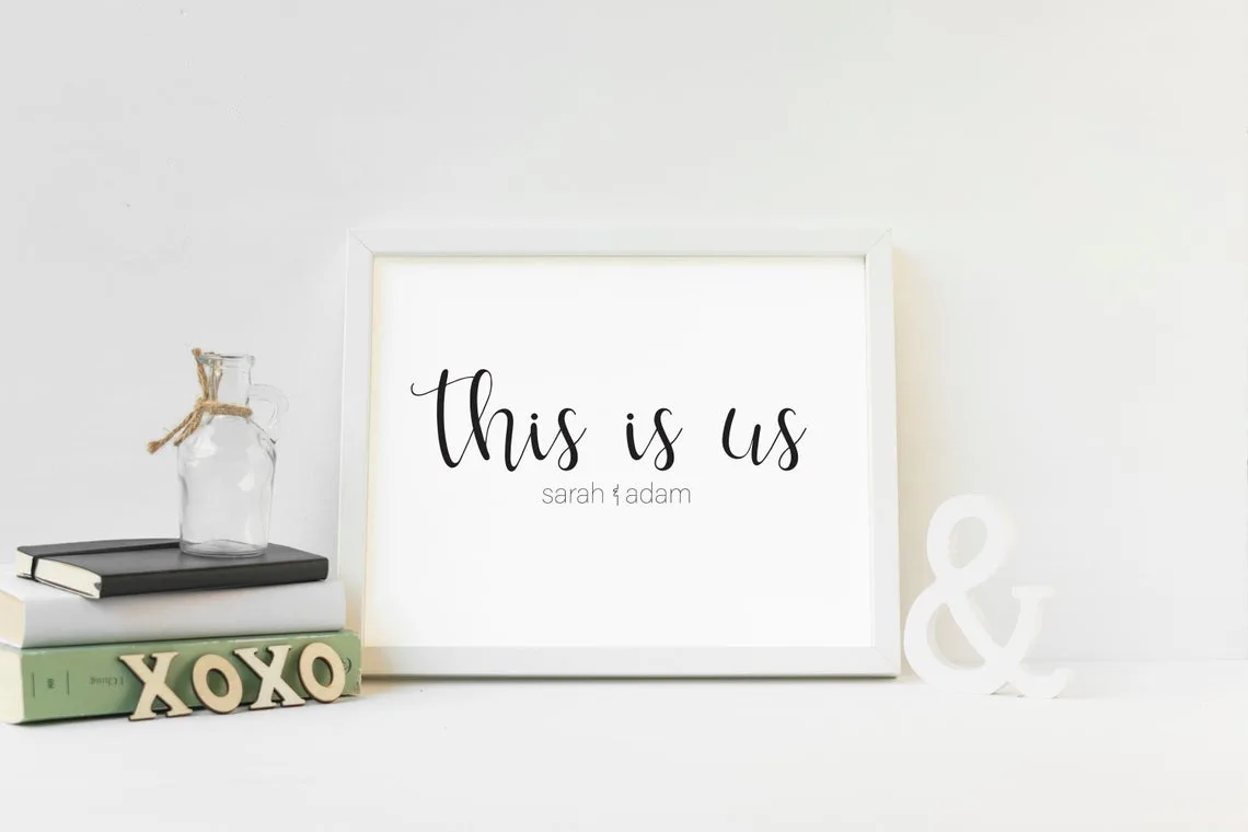 Personalized Couple Name Sign