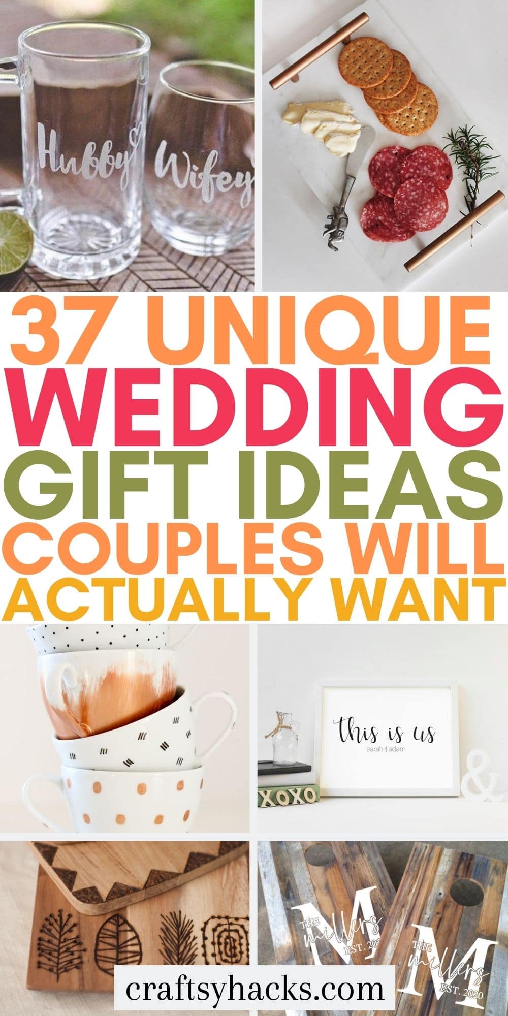 37 DIY Wedding Gifts (Cheap But Look Expensive) Craftsy Hacks