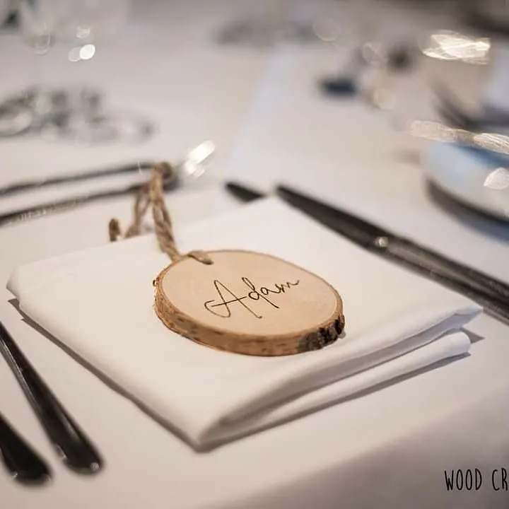Wooden Seating Card