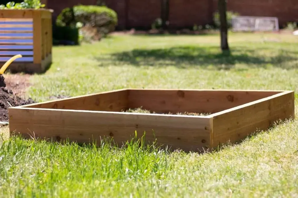 DIY Cedar Raised Garden Bed