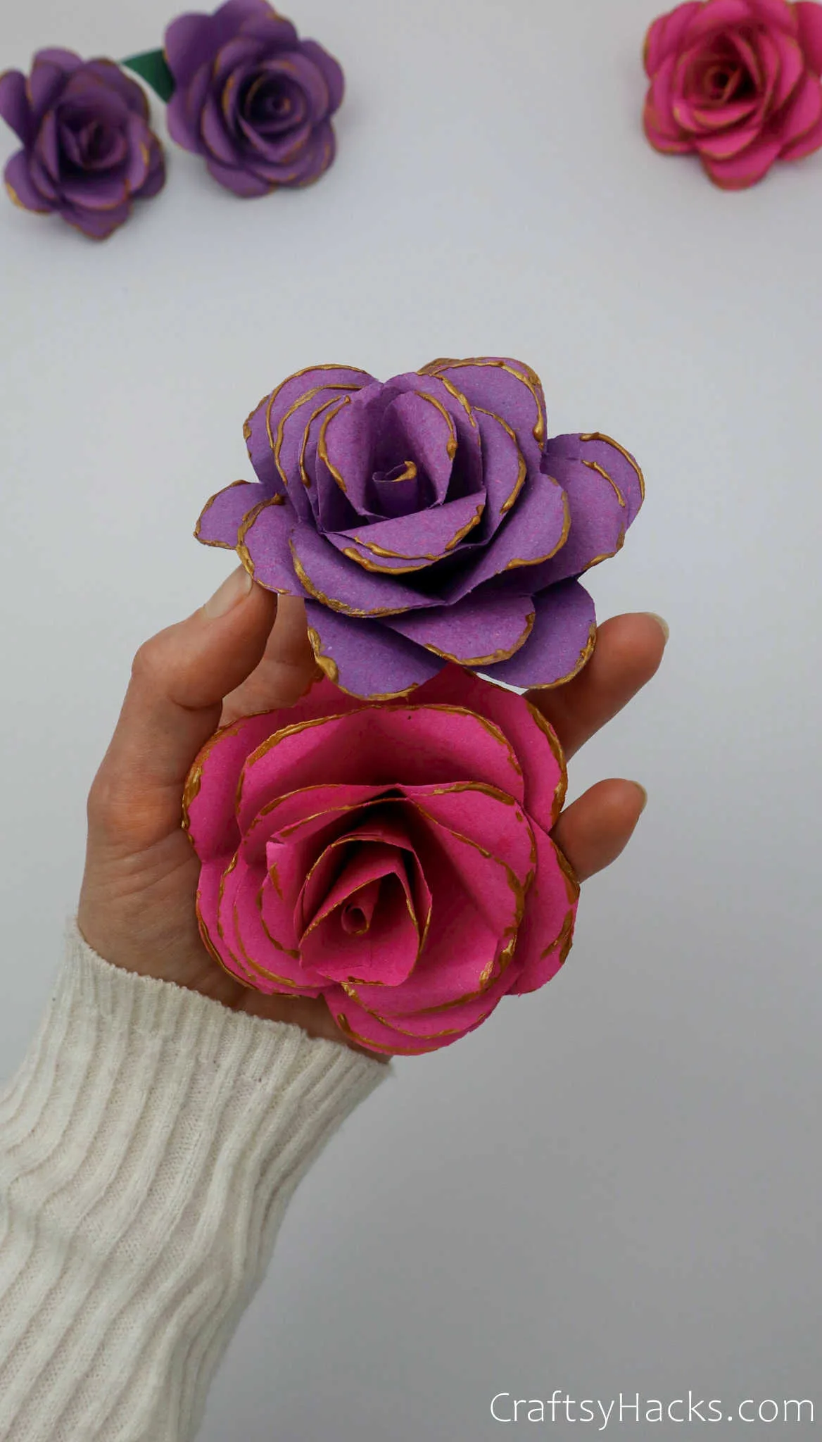 How To Make Paper Flowers Step By Step Tutorial Craftsy Hacks