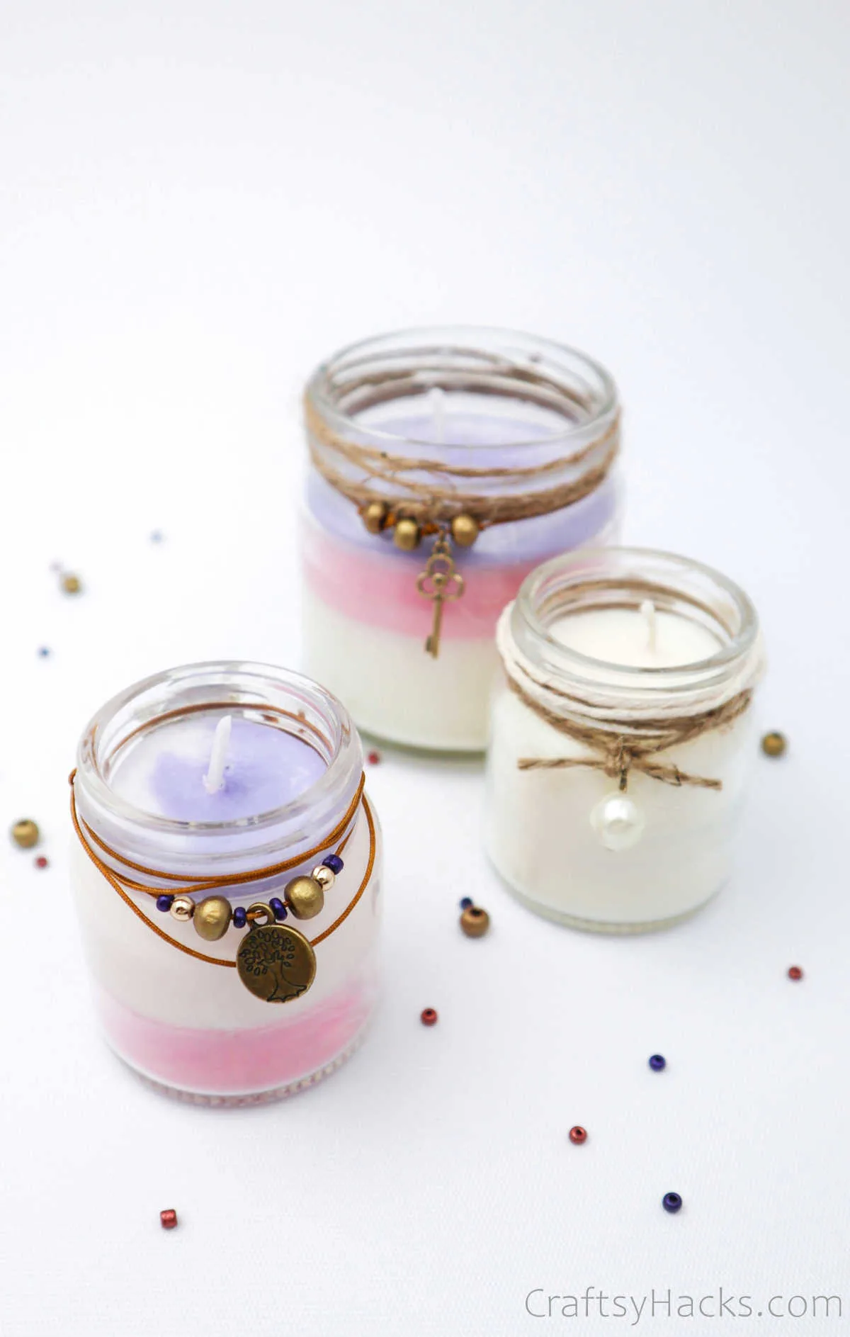 Lavender Candles - Crafts by Amanda