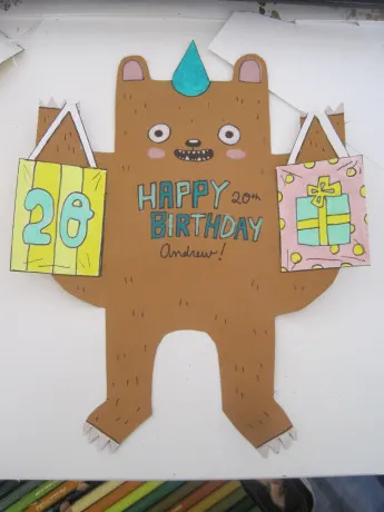 Birthday Bear Card