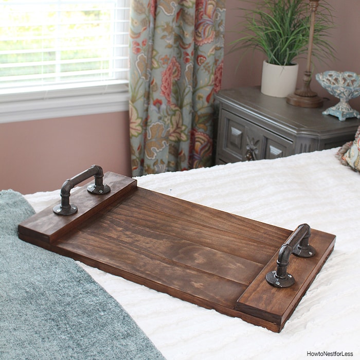 Stained Wood Tray