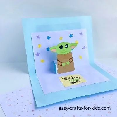 Yoda Pop Up Birthday Card