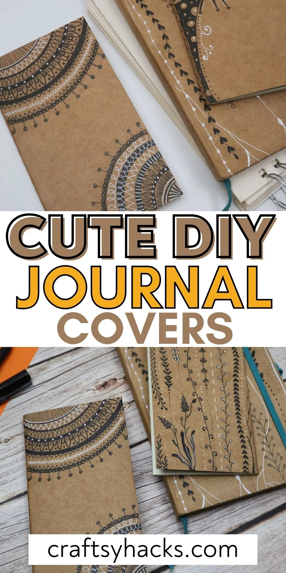 cute diy journal covers
