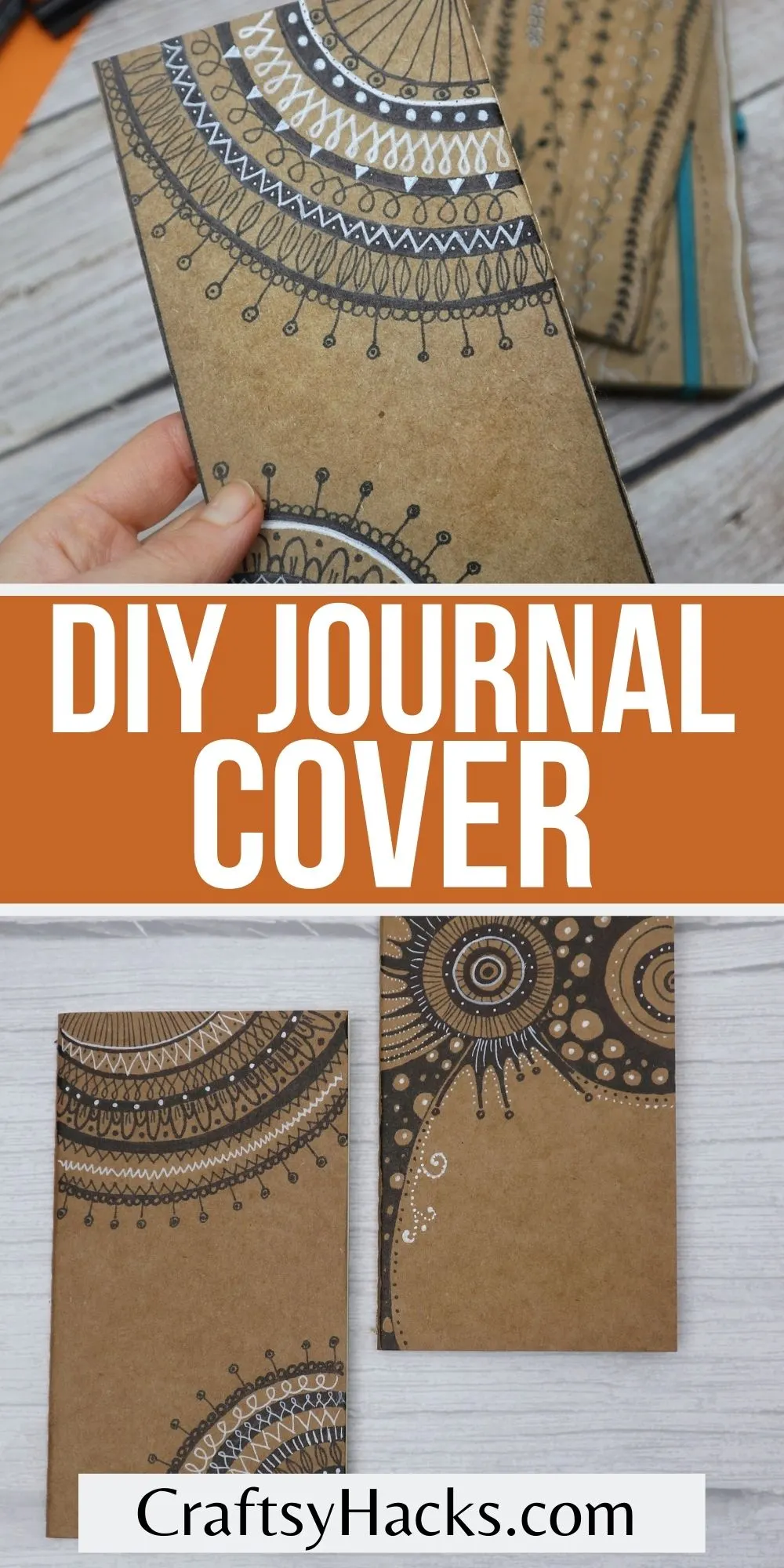 diy journal cover