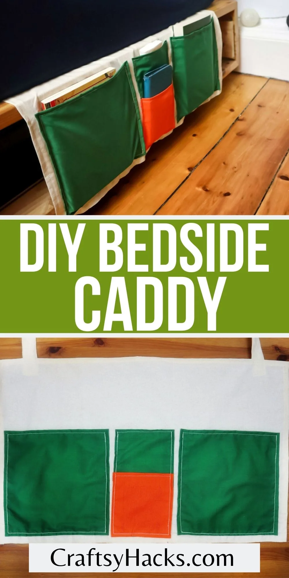 diy bedside caddy