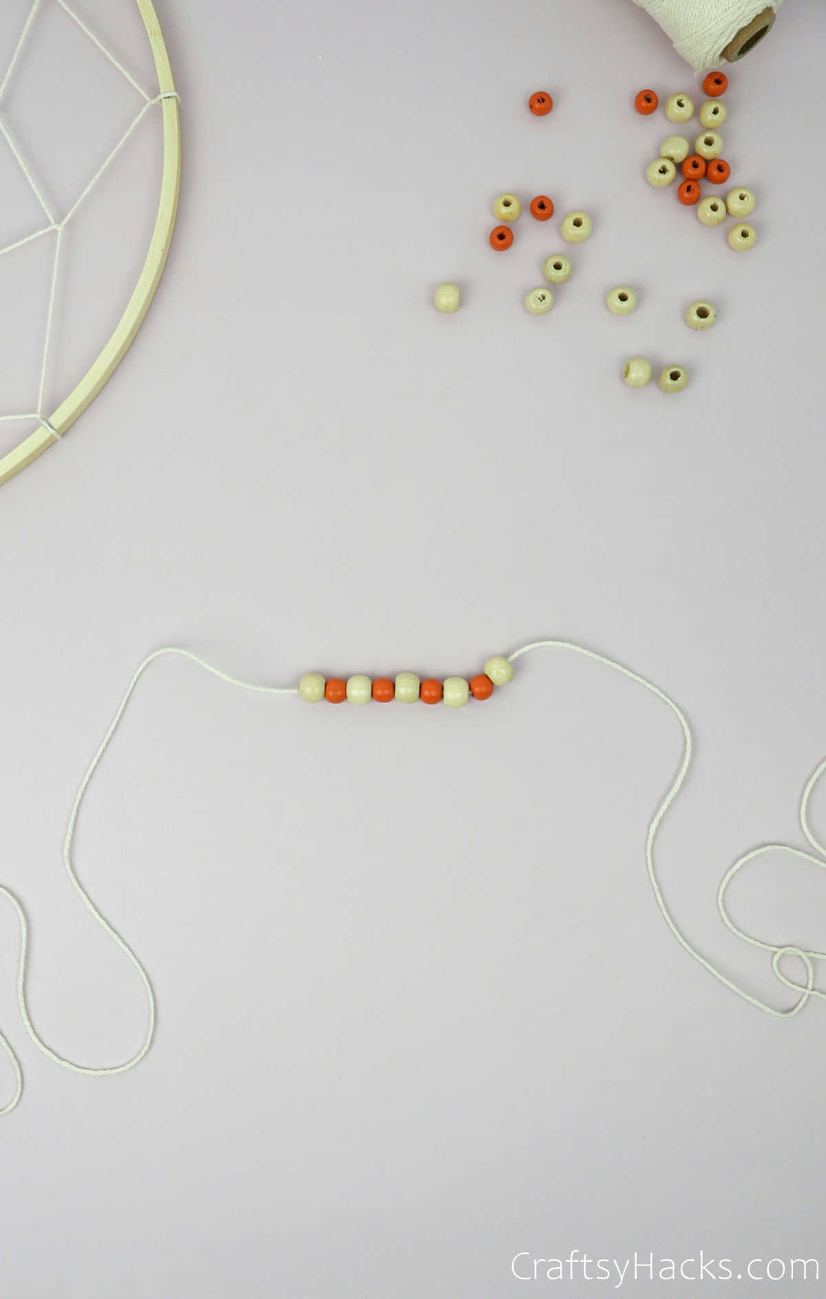 beads on string