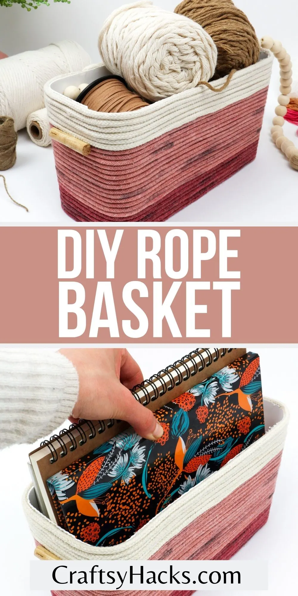 diy rope basket